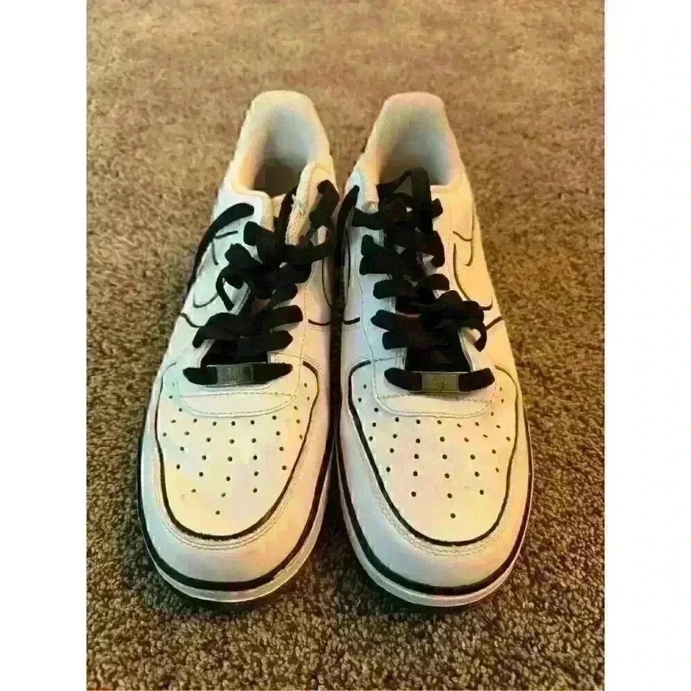 Nike Air Force 1, AF-1 ‘82, good condition, men’s size 9, black & white